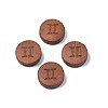 Laser Engraved Wood Beads WOOD-S053-53K-1