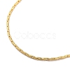 Adjustable Slider Brass Boston Link Chain Necklaces for Men Women NJEW-G160-12G-2