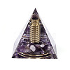 Orgonite Pyramid Resin Energy Generators DJEW-N003-07B-1