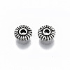 Tibetan Style Alloy Spacer Beads TIBEP-S319-117AS-RS-2