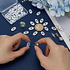 36Pcs Acrylic Ear Nut for Women FIND-FG0004-77-3