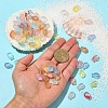 100Pcs Transparent Glass Beads GLAA-CJ0001-81-6