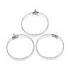 Tarnish Resistant 304 Stainless Steel Wire Pendants STAS-M274-020C-4