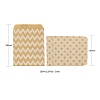 100Pcs 4 Patterns Eco-Friendly Kraft Paper Bags CARB-LS0001-02A-4