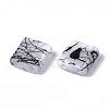 2-Hole Drawbench Glass Seed Beads SEED-S023-43C-01-2