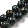 Natural Chrysocolla Beads Strands G-A219-A04-02-1