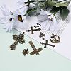 Tibetan Style Alloy Pendants TIBEP-X0005-03-AB-5