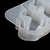 Cat Shape Pendant DIY Silhouette Silicone Mold DIY-K067-02C-6