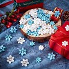80Pcs 4 Styles Christmas Theme Opaque Resin Cabochons CRES-SC0002-58-4