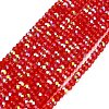 Electroplate Glass Beads Strands GL-CBAA615-03C-1