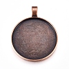 Alloy Pendant Cabochon Settings PALLOY-S602-R-LF-1