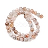 Natural Black Gold Rutilated Quartz Beads Strands X-G-P596-8mm-02-3