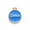 Alloy Enamel Pendants ENAM-S124-01B-02I-3