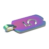 Ion Plating(IP) 304 Stainless Steel Pendants STAS-O127-A05-3