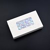 Electroplate Faceted Glass Pendants EGLA-N006-055-2