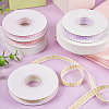 10 Yards Flat Polycotton(Polyester Cotton) Ribbon OCOR-TAC0030-01A-5
