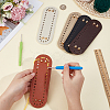 5Pcs 5 Colors PU Imitation Leather Bag Bottoms FIND-CL0001-87A-3