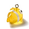 Marine Series Transparent Resin Pendants RESI-E031-02P-13-2