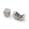 304 Stainless Steel European Style Clasps STAS-M112-04P-06-2