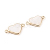 Brass Enamel Links KK-F814-24G-1
