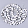 Electroplate Glass Beads Strands EGLA-S176-09B-A01-2