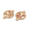 Alloy Enamel Connector Charms FIND-H039-19KCG-B-2