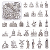60pcs 30 Style Zinc Alloy Pendants Set PALLOY-PH0002-06-1