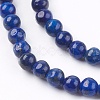 Dyed Natural Lapis Lazuli Bead Strands X-G-R173-6mm-01-3