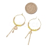 Star Glass Hoop Earrings EJEW-MZ00673-01-4