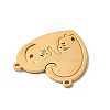 Ion Plating(IP) 304 Stainless Steel Split Pendants STAS-H212-16G-2
