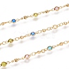 3.28 Feet Handmade Brass Heart Link Chains X-CHC-I034-05G-1