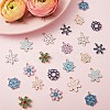 48Pcs 12 Style Alloy Pendants ENAM-SZ0002-30-3
