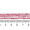 Natural Pink Tourmaline Beads Strands G-F782-A04-01-5