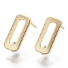 Brass Stud Earring Findings KK-T056-10G-NF-3