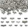 70Ppcs 14 Styles Tibetan Style Alloy Tube Bails FIND-CJ0002-99-1