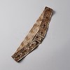 Floral Pattern Polyester Woven Belt Ornament Accessories FIND-WH0128-02-1