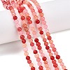 Dyed Natural White Jade Beads Strands G-T140-4mm-A12-2