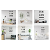 PVC Quotes Wall Sticker DIY-WH0200-085-5