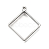 304 Stainless Steel Pendants STAS-S181-01P-K-1