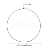316 Surgical Stainless Steel Wine Glass Charms Rings X-STAS-L214-01B-1