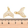 Brass Enamel Pendants ZIRC-F148-08G-3