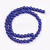 Synthetic Turquoise Beads Strands TURQ-G106-6mm-02N-2