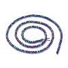 Electroplate Glass Beads Strands EGLA-K014-A-FP10-3