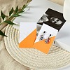 Rectangle Paper Earring Display Cards CDIS-D007-01G-1