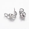 Tarnish Resistant 304 Stainless Steel Bead Tips STAS-E129-05P-2