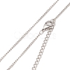 Tarnish Resistant 304 Stainless Steel Macrame Pouch Empty Stone Holder for Pendant Necklaces Making NJEW-JN04399-4