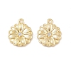Brass Micro Pave Clear Cubic Zirconia Charms KK-G544-07G-02-1