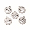 Non-Tarnish 201 Stainless Steel Charms STAS-E188-10P-2