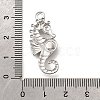 304 Stainless Steel Pave Natural White Shell Pendants STAS-C122-21D-02P-3