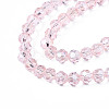 Electroplate Glass Bead Strands EGLA-R015-4mm-9-3